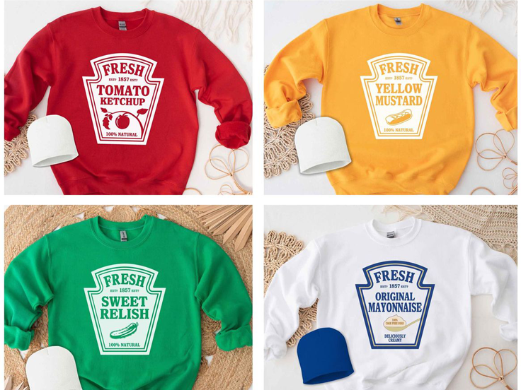 Condiments Lazy Costume